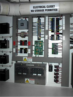 Marine Electrical Closet